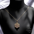 Hexadore – Hexagon Zircon Pendant Necklace
