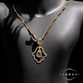 Snapchat – Ornate Lantern Pendant Necklace
